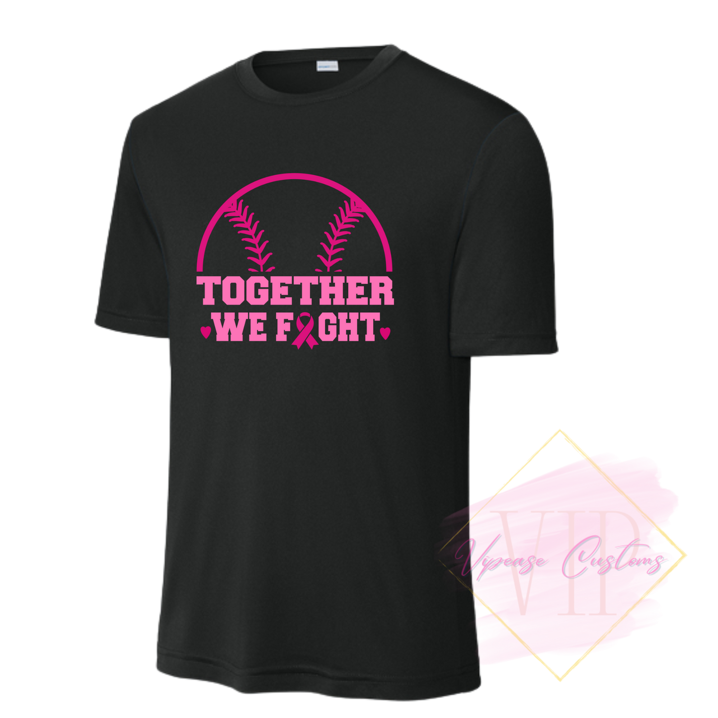 Baseball Together We Fight-Cancer Awareness ST350 Sport-Tek® PosiCharge® Competitor™ Tee