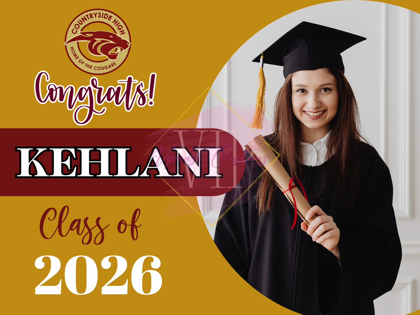 Grad Yard Sign