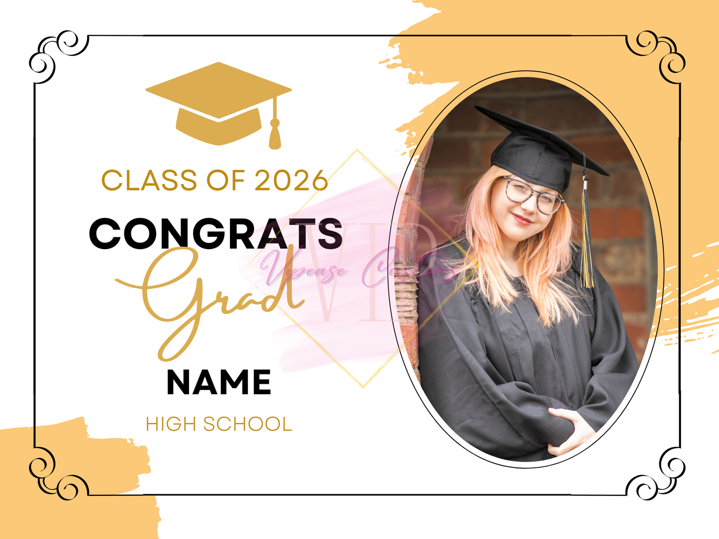 Grad Yard Sign