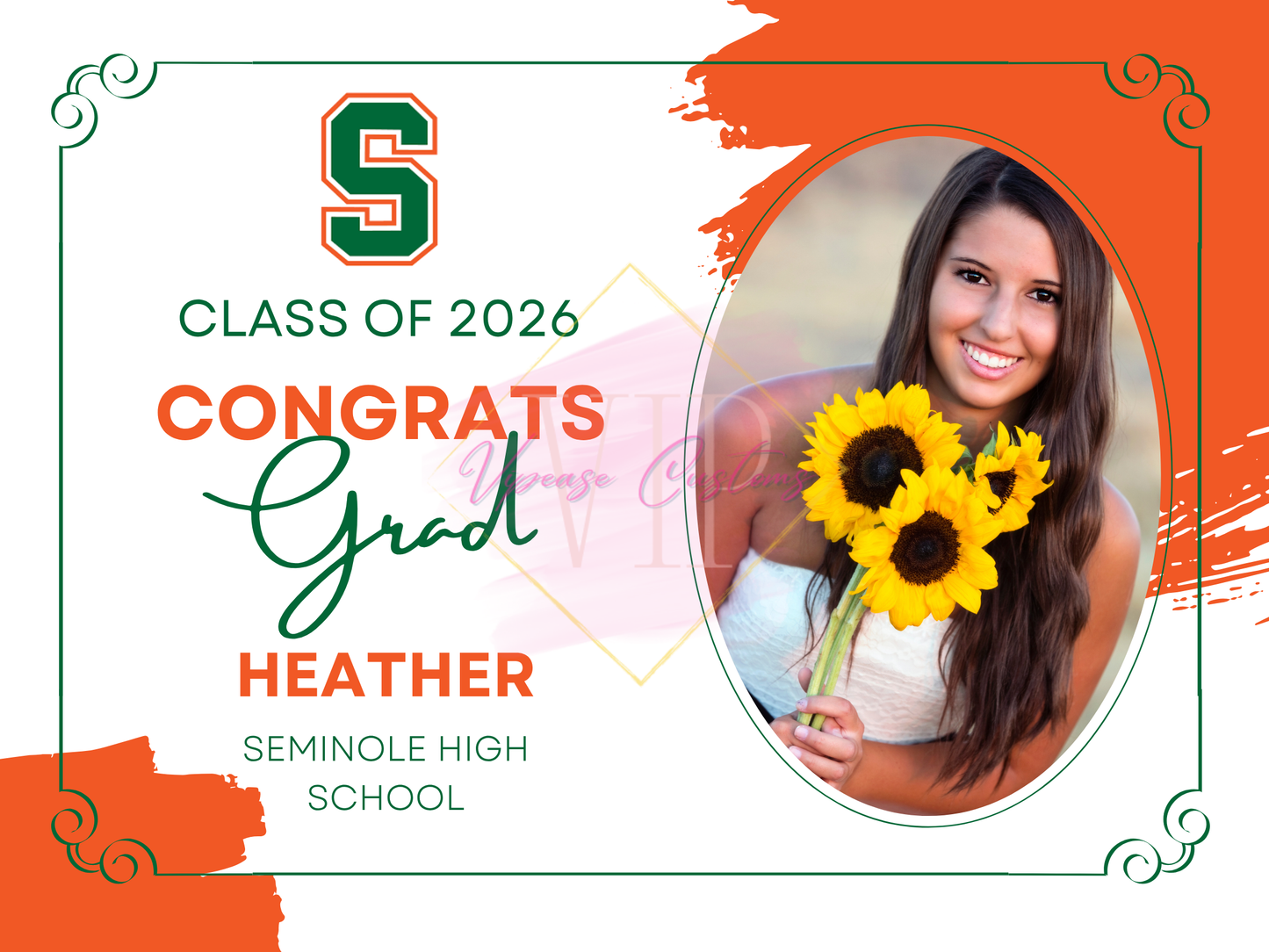 Grad Yard Sign