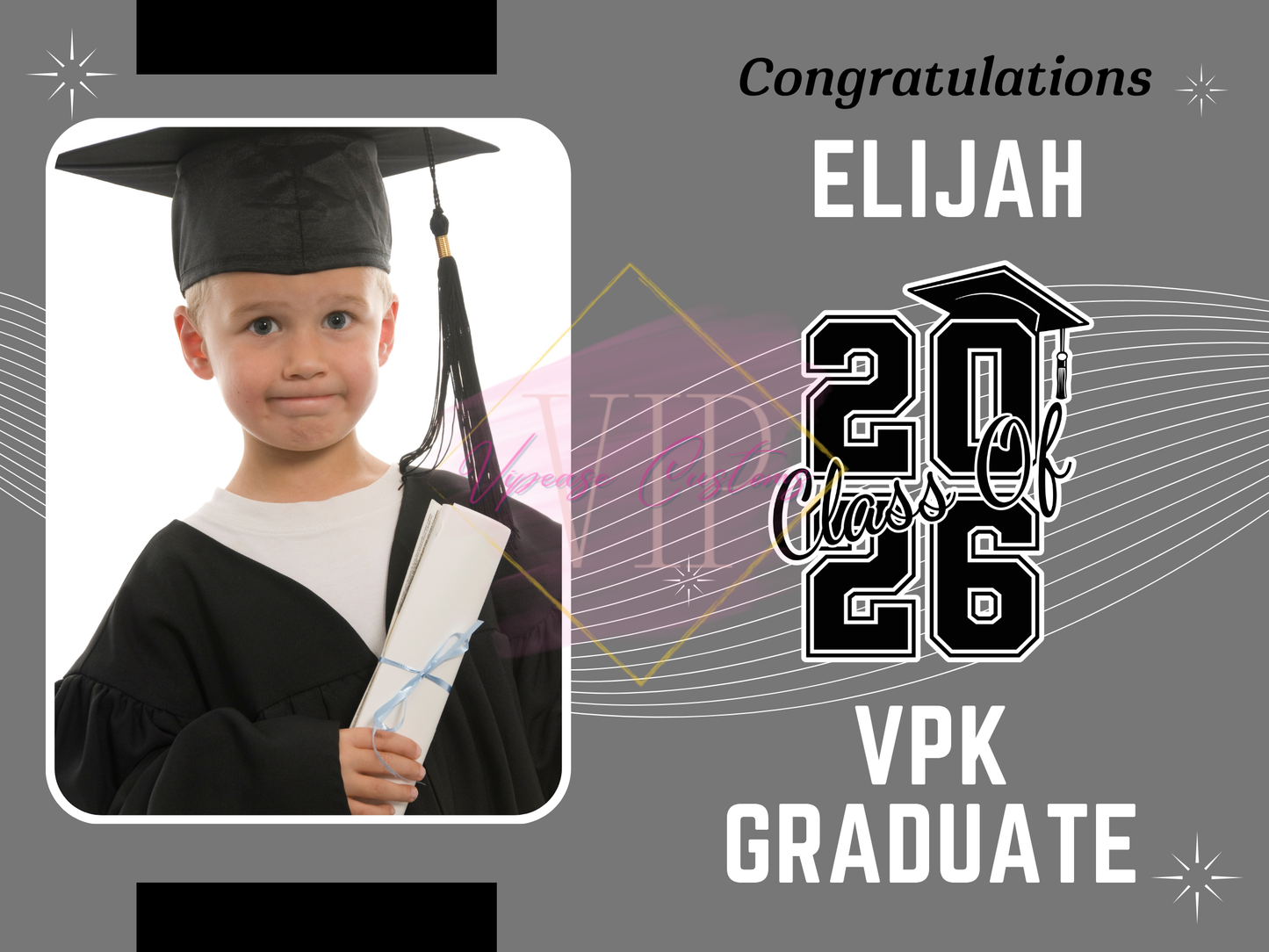 Grad Yard Sign
