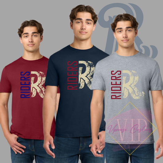 Distressed RR Logo Gildan Softstyle® T-Shirt 64000