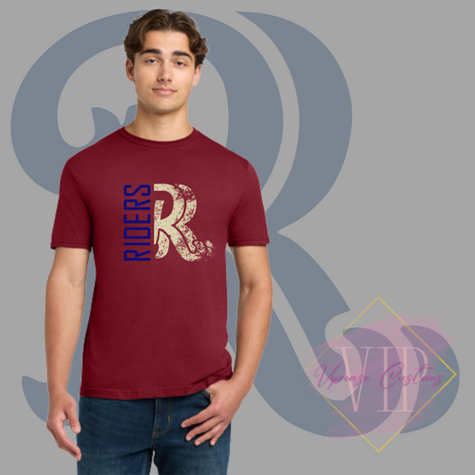 Distressed RR Logo Gildan Softstyle® T-Shirt 64000