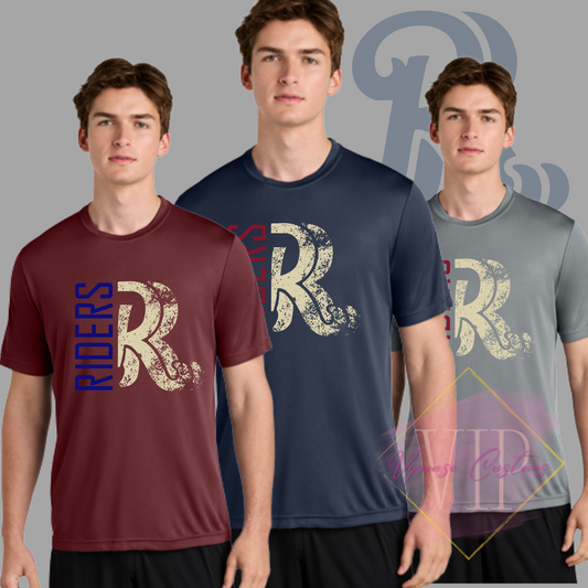 Distressed RR logo- Sport-Tek® PosiCharge® Competitor™ Tee - ST350