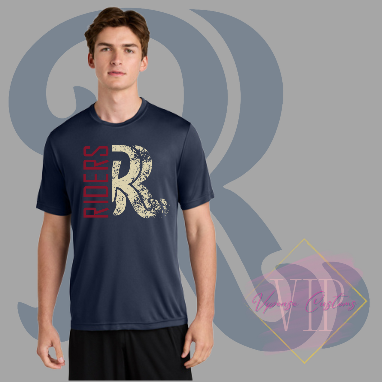Distressed RR logo- Sport-Tek® PosiCharge® Competitor™ Tee - ST350