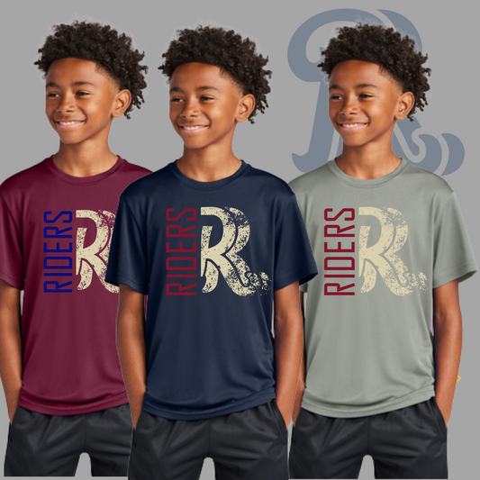 Distressed RR Logo-Sport-Tek® Youth PosiCharge® Competitor™ Tee YST350