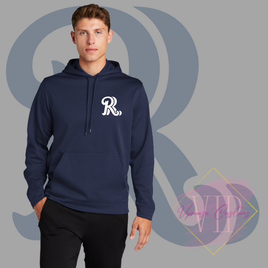 RR Pocket Logo F244 Sport-Tek® Sport-Wick® Fleece Hooded Pullover