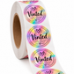 Vinted Thank You Stickers | 2.2" Round Holographic Labels