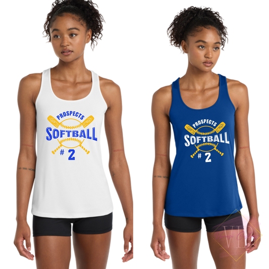 PROSPECTS SOFTBALL-2 LST356 Sport-Tek® Women's PosiCharge® Competitor™ Racerback Tank