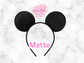 MICKEY EARS HEADBAND - Customize Bow Option