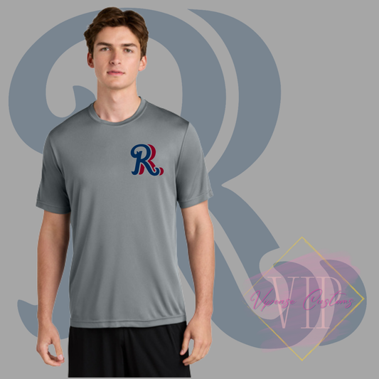 Navy+White RR Pocket logo- Sport-Tek® PosiCharge® Competitor™ Tee - ST350