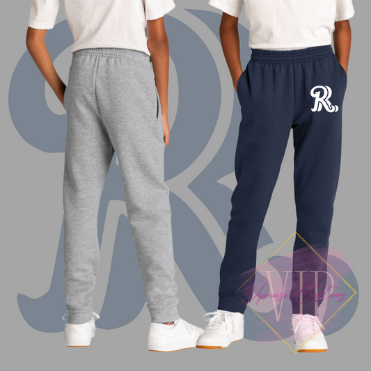 RR Logo PC78YJ Port & Company ® Youth Core Fleece Jogger