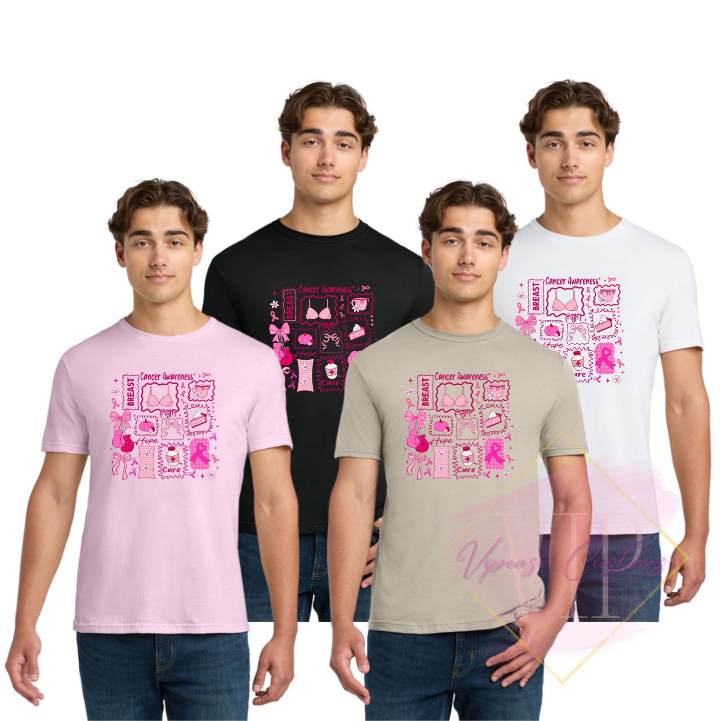 Breast Cancer Collage-Cancer Awareness 64000 Gildan Softstyle® T-Shirt