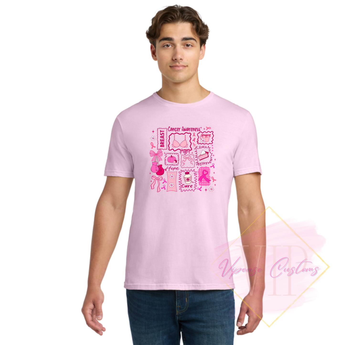 Breast Cancer Collage-Cancer Awareness 64000 Gildan Softstyle® T-Shirt
