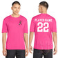 Football Ribbon-Cancer Awareness ST350 Sport-Tek® PosiCharge® Competitor™ Tee