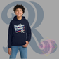 Textured RR Logo-Gildan® - Youth Heavy Blend™ Hooded Sweatshirt 18500B