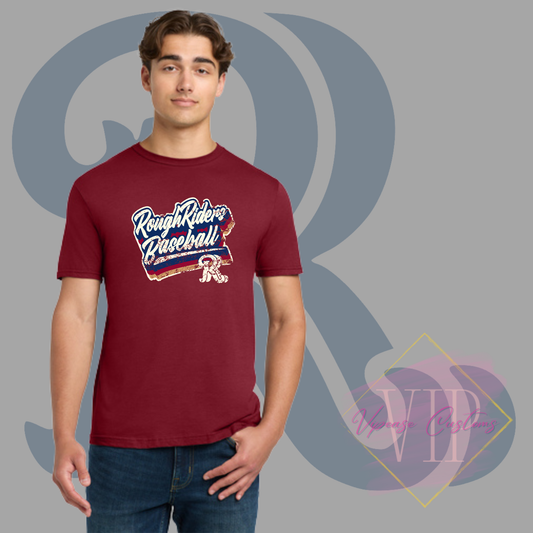 Textured RR Logo Gildan Softstyle® T-Shirt 64000