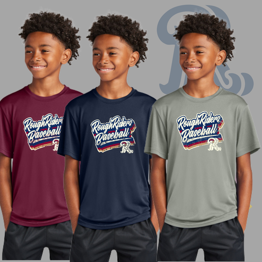 Textured RR Logo-Sport-Tek® Youth PosiCharge® Competitor™ Tee YST350