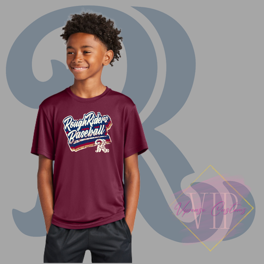 Textured RR Logo-Sport-Tek® Youth PosiCharge® Competitor™ Tee YST350