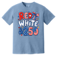 Red, White & 250 Patriotic Graphic Tee | USA Pride Independence Day Shirt