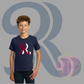 Red+White RR Chest Logo- Gildan® - Youth Heavy Cotton™ 100% Cotton T-Shirt 5000B