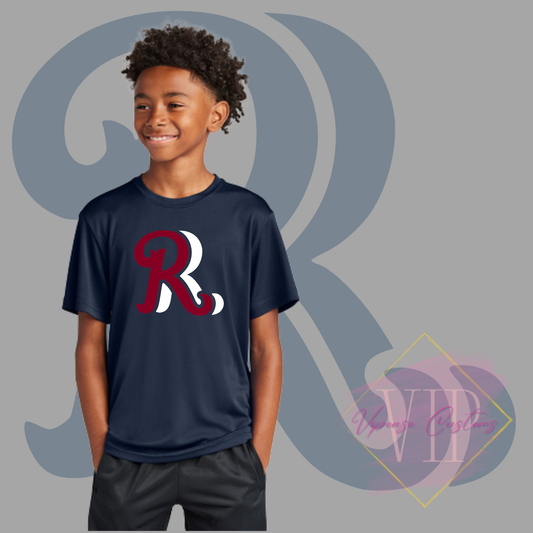 Red+White RR Chest Logo-Sport-Tek® Youth PosiCharge® Competitor™ Tee YST350