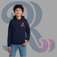 Red+White RR Pocket Logo-Gildan® - Youth Heavy Blend™ Hooded Sweatshirt 18500B