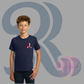 Red+White RR Pocket Logo- Gildan® - Youth Heavy Cotton™ 100% Cotton T-Shirt 5000B