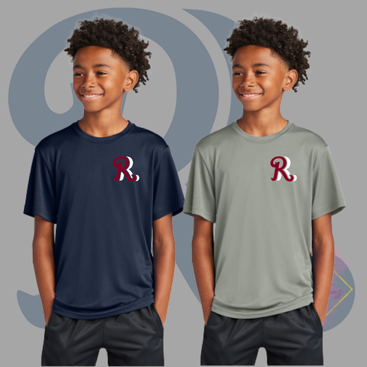 Red+White RR Pocket Logo-Sport-Tek® Youth PosiCharge® Competitor™ Tee YST350