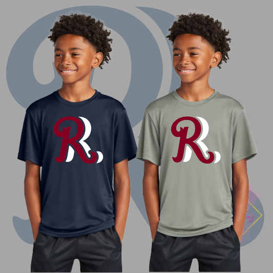 Red+White RR Chest Logo-Sport-Tek® Youth PosiCharge® Competitor™ Tee YST350