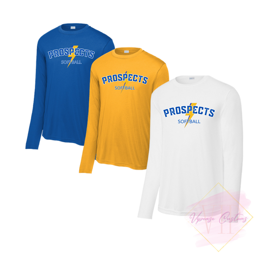 PROSPECTS SOFTBALL- ST350LS Sport-Tek® Long Sleeve PosiCharge® Competitor™ Tee