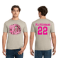 Football Pink Out-Cancer Awareness 64000 Gildan Softstyle® T-Shirt