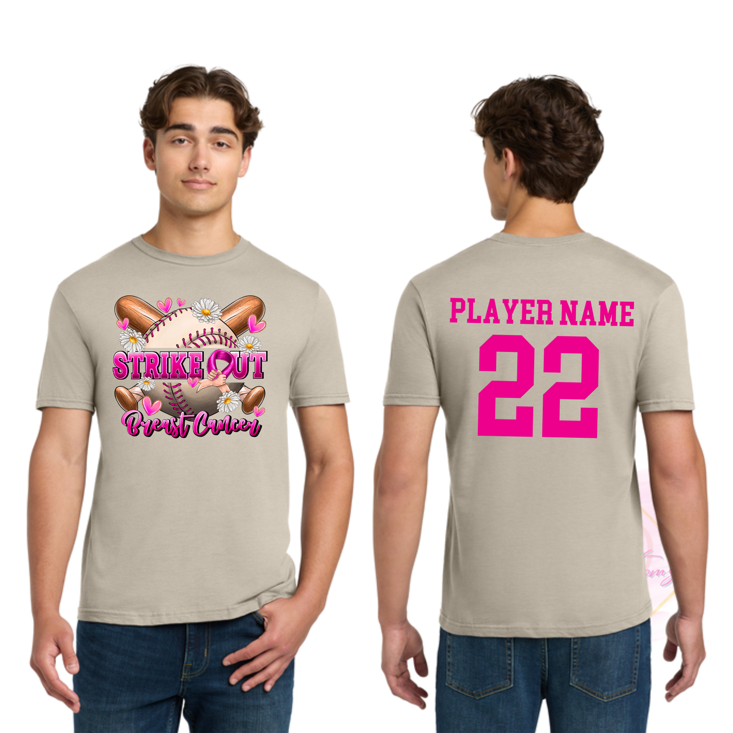Strike Out Beast Cancer-Cancer Awareness 64000 Gildan Softstyle® T-Shirt