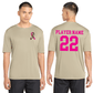 Football Ribbon-Cancer Awareness ST350 Sport-Tek® PosiCharge® Competitor™ Tee