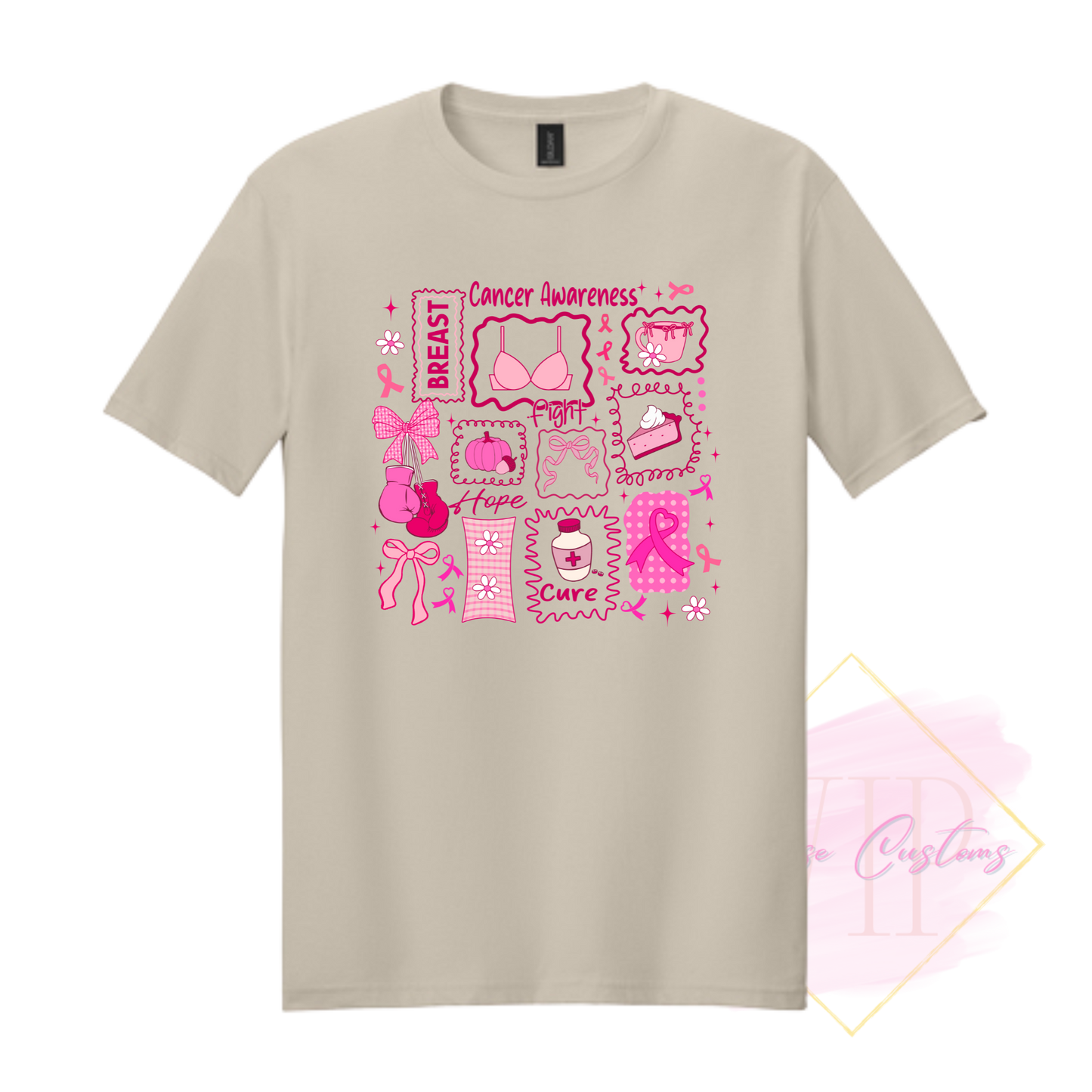 Breast Cancer Collage-Cancer Awareness 64000 Gildan Softstyle® T-Shirt