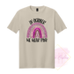 In October We Wear Pink Glitter Ribbon Rainbow-Cancer Awareness 64000 Gildan Softstyle® T-Shirt
