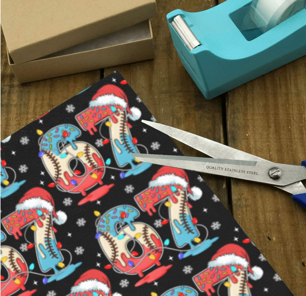67 Baseball drip Wrapping paper