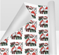 Black Santa 67 Wrapping paper