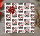 Black Santa 67 Wrapping paper