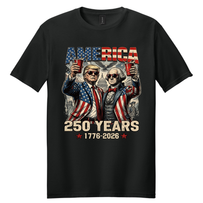 America 250 Years Patriotic Party Tee | 1776–2026 Independence Anniversary Shirt