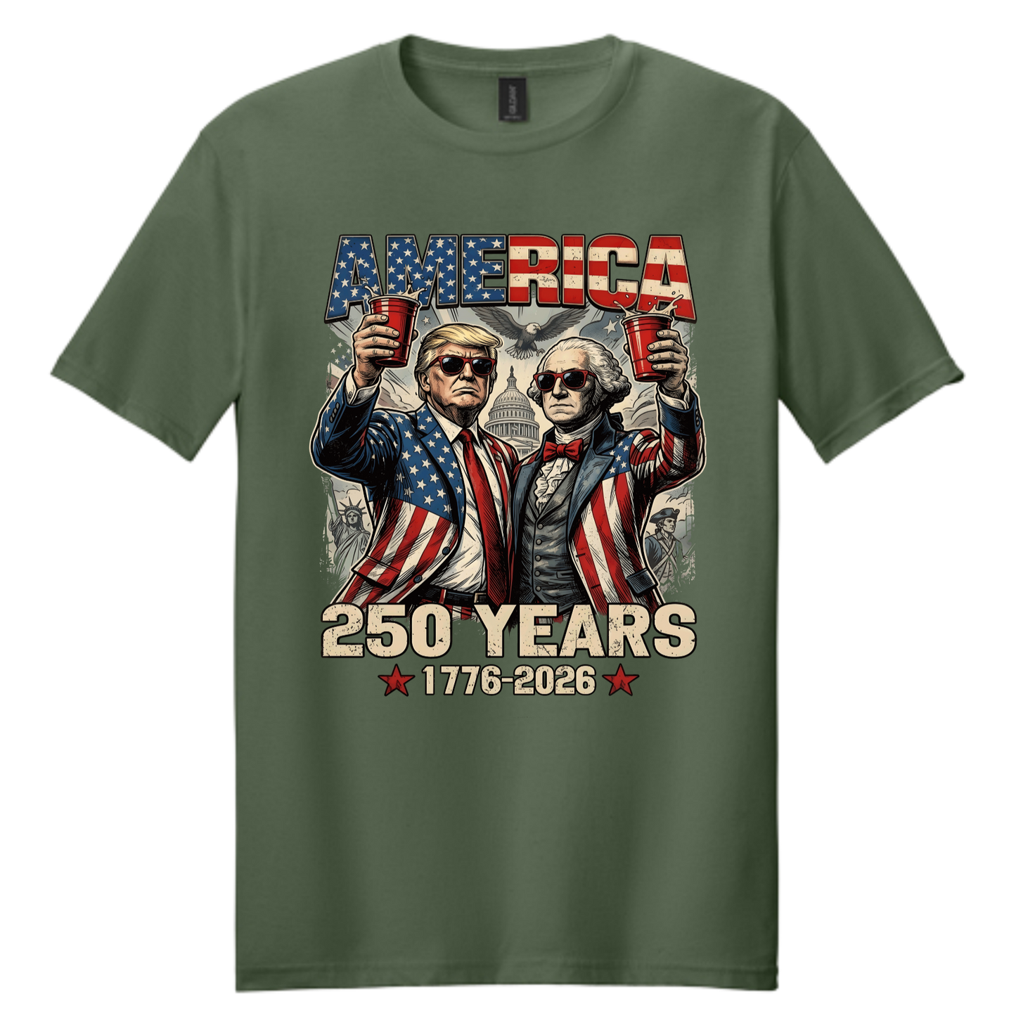 America 250 Years Patriotic Party Tee | 1776–2026 Independence Anniversary Shirt