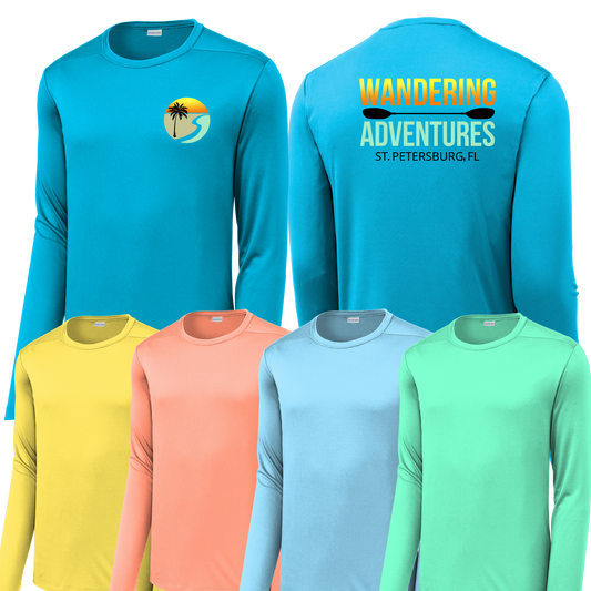 WANDERING ADVENTURES DRIFIT LONG SLEVEE - SPORT-TEK® POSICHARGE® COMPETITOR⢠TEE
