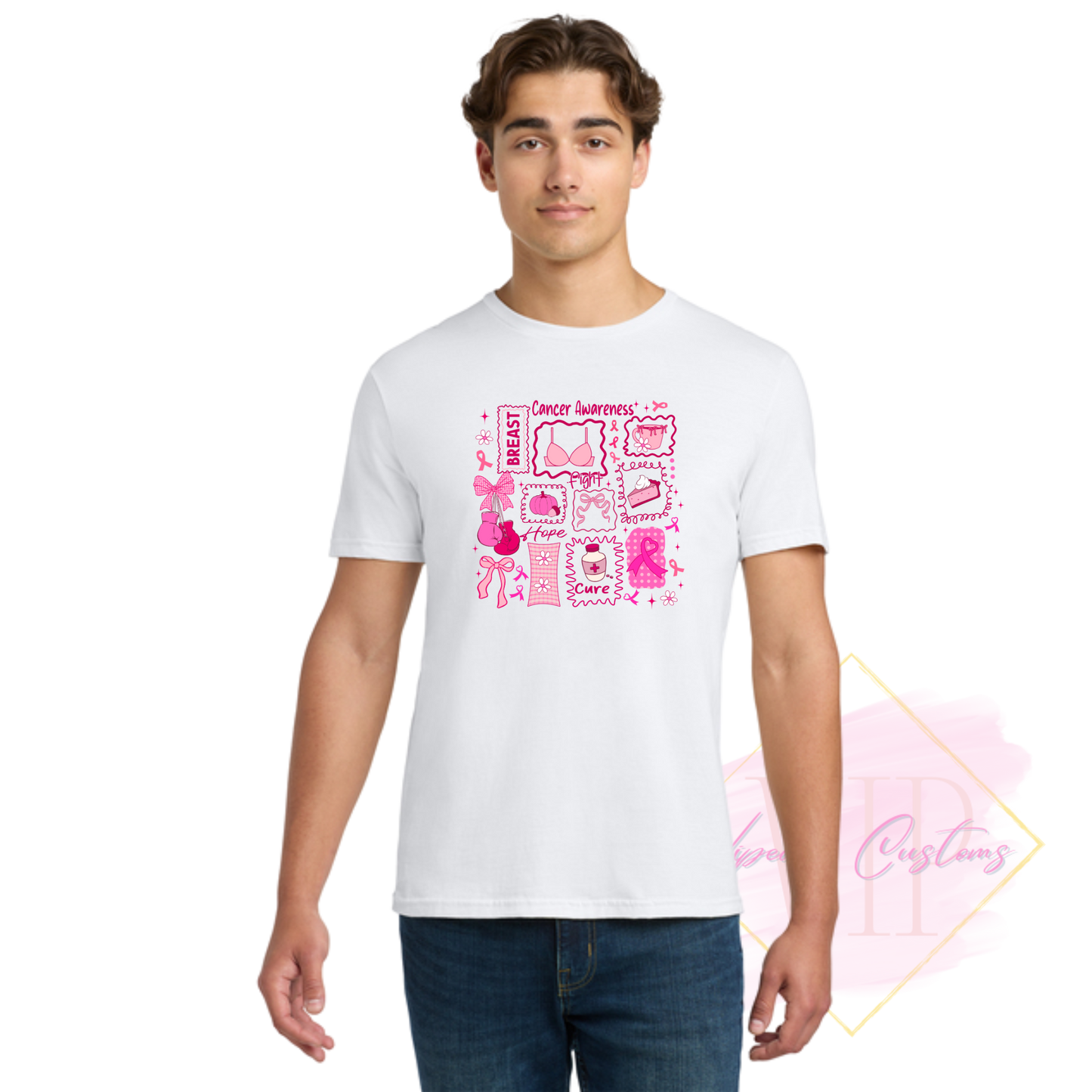 Breast Cancer Collage-Cancer Awareness 64000 Gildan Softstyle® T-Shirt