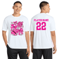 Football Breast Cancer Collage-Cancer Awareness ST350 Sport-Tek® PosiCharge® Competitor™ Tee