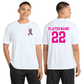 Football Ribbon-Cancer Awareness ST350 Sport-Tek® PosiCharge® Competitor™ Tee