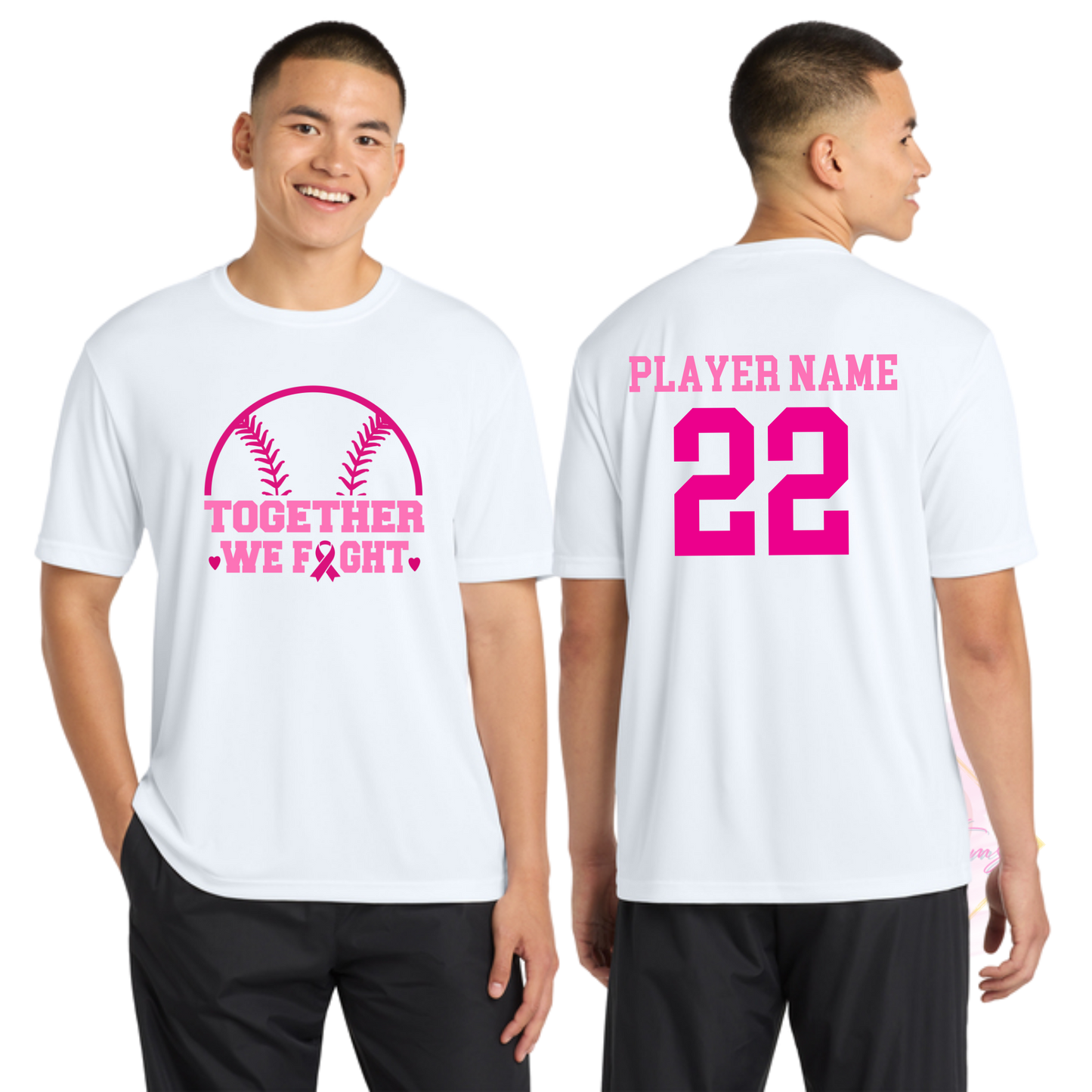 Baseball Together We Fight-Cancer Awareness ST350 Sport-Tek® PosiCharge® Competitor™ Tee