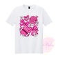 Football Cancer Breast Collage-Cancer Awareness 64000 Gildan Softstyle® T-Shirt