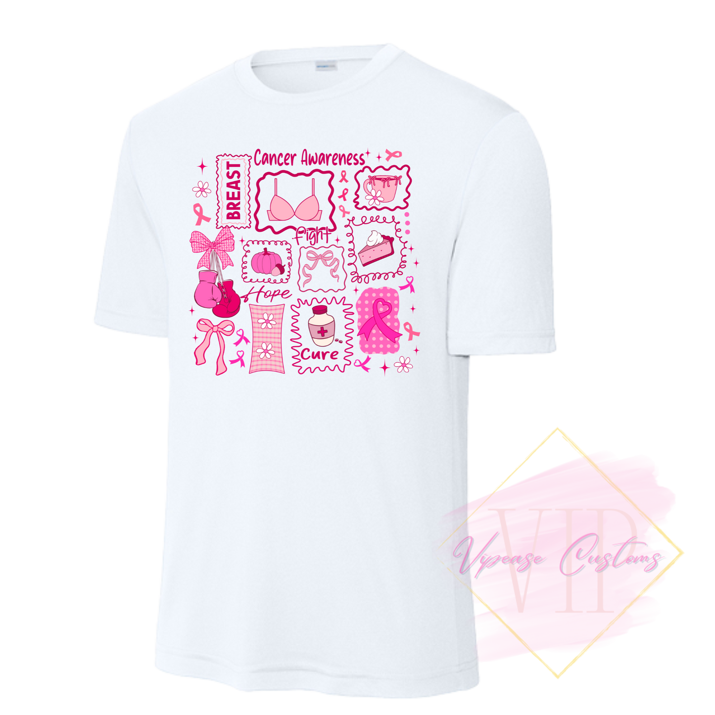 Breast Cancer Collage-Cancer Awareness ST350 Sport-Tek® PosiCharge® Competitor™ Tee