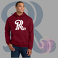 White RR Chest Logo-Gildan® - Heavy Blend™ Hooded Sweatshirt 18500