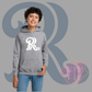 White RR Chest Logo-Gildan® - Youth Heavy Blend™ Hooded Sweatshirt 18500B